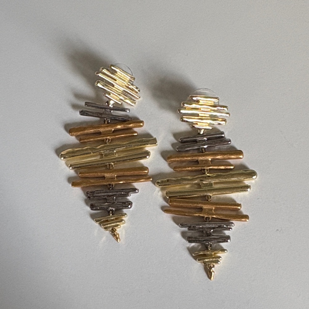 Kendra Scott Rylan Mixed Metal Statement Earrings